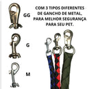 Kit Coleira Peitoral + Guia de Corda Reforçado – Passeios Confortáveis e Seguros!